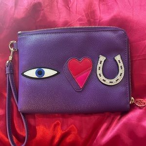 Tory Burch Kerrington ( Eye Heart U) Smartphone Wristlet